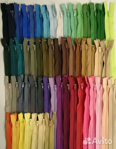 Молнии 925шт 50см платьевые тип3