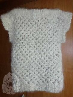 Детская безрукавка из собачьего пуха