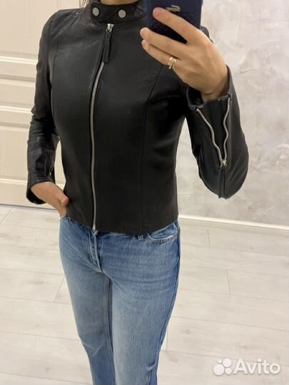 Куртка кожаная женская 40 42 Zara