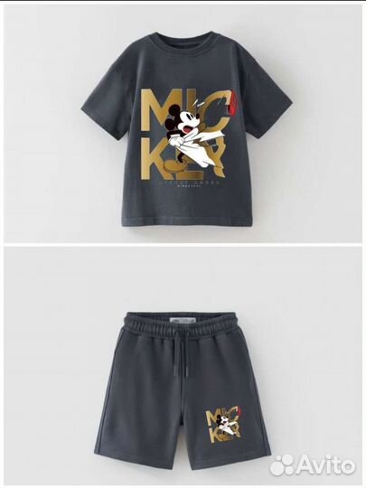 Костюм шорты и футболка Zara