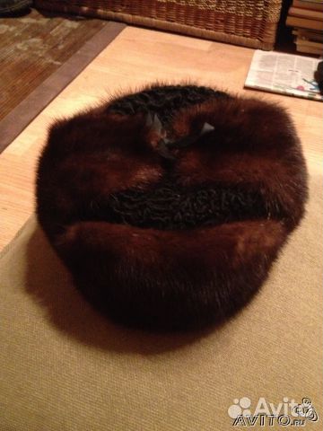 Мужская норковая шапка