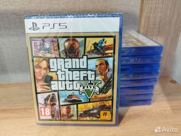 Игра GTA 5 ps5 premium edition Новый диск