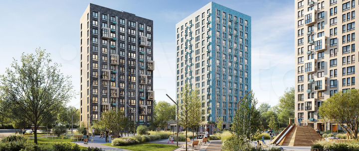 2-к. квартира, 40,8 м², 11/17 эт.