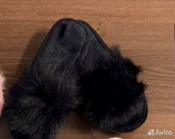 Тапочки женские меховые