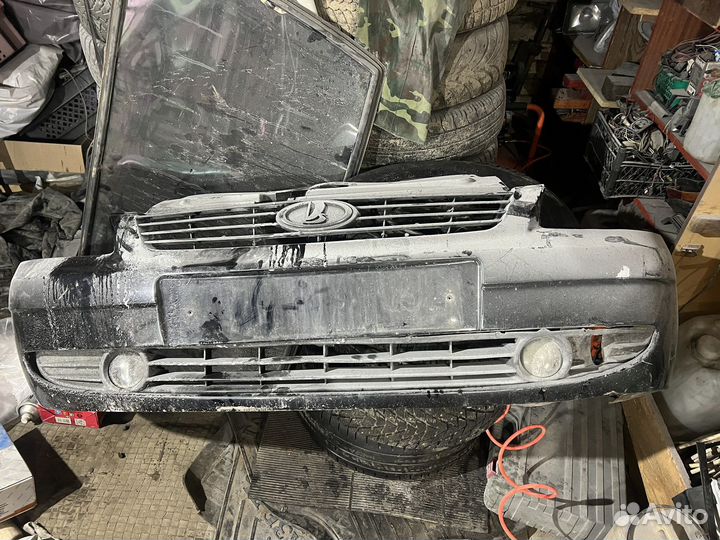 Бампер на priora 1