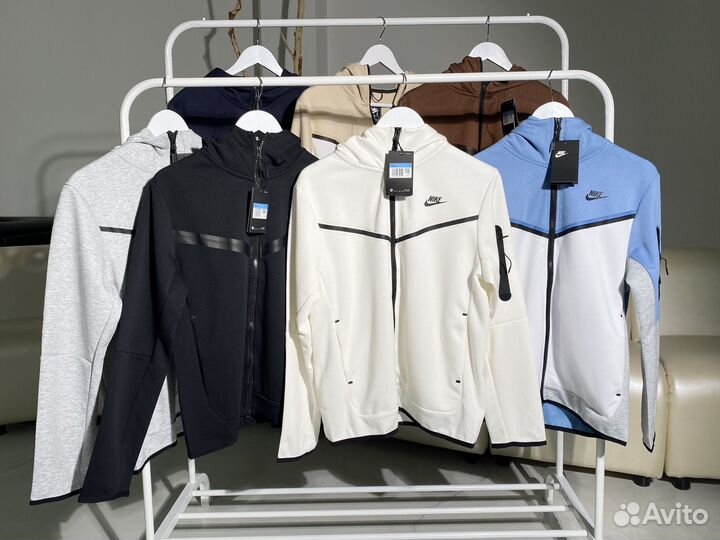Зип худи nike tech fleece размерный ряд