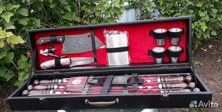 Шашлычный набор 16 предметов доставка 2 ч. Екб