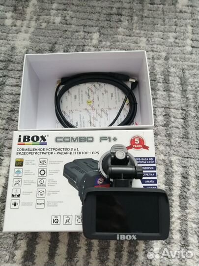 Видеорегистратор с радар детектором ibox