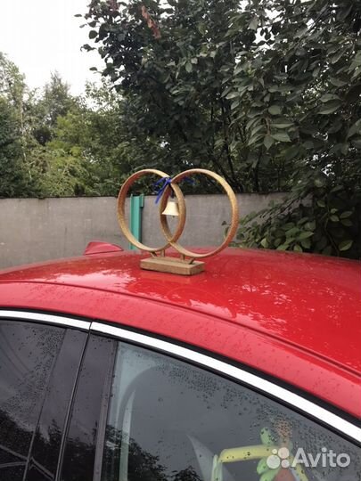 Кольца на машину свадебные