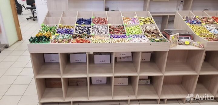 Витрина для конфет и сухофрукт