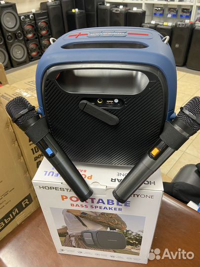 Колонка мощная 80 Вт HopeStar Party One синий