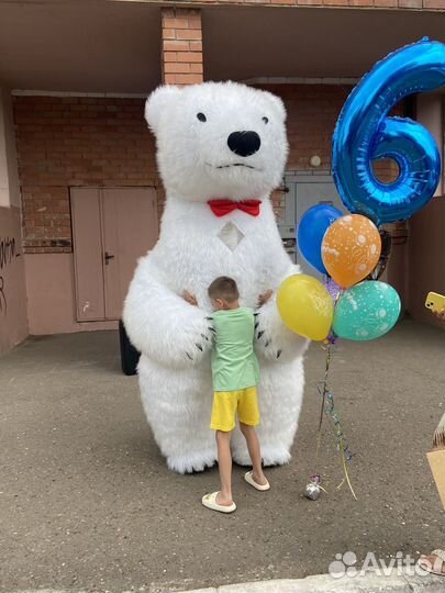 Ростовая кукла Панда 2,6 м, медведь поздравление