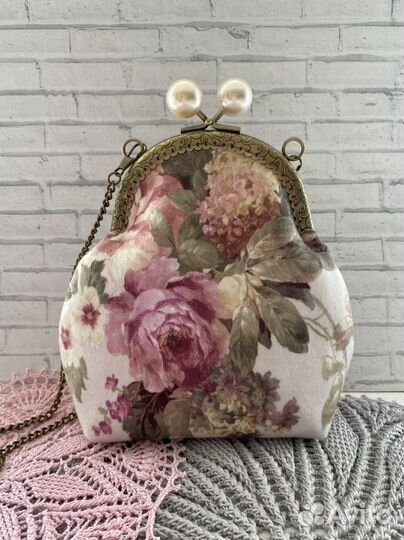 Сумочка на фермуаре