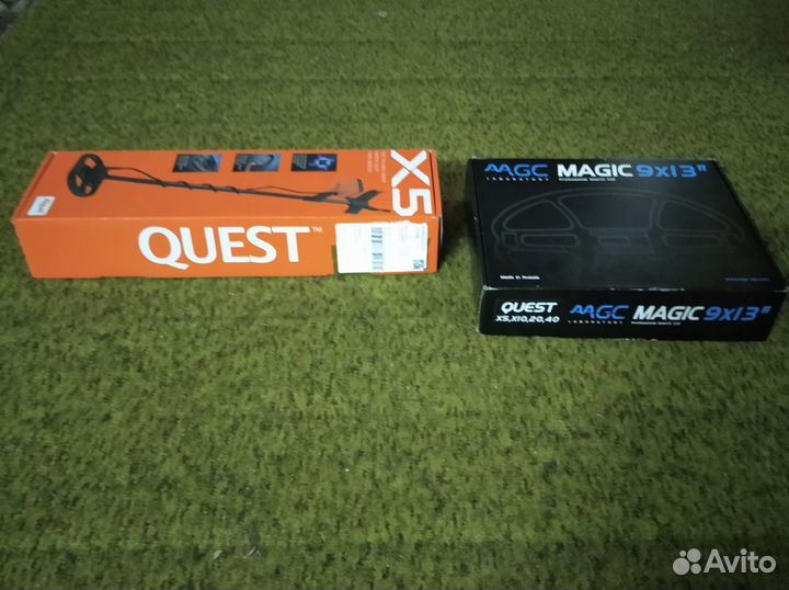 Металлоискатель quest x5 + катушка magic 9х13