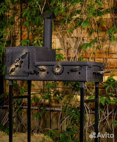 Шикарный мангал (сталь 4 мм) Подарочный