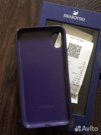 Чехол на айфон X Swarovski, оригинал