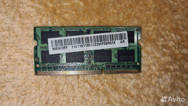 Оперативная память sodimm ddr3 2gb Samsung