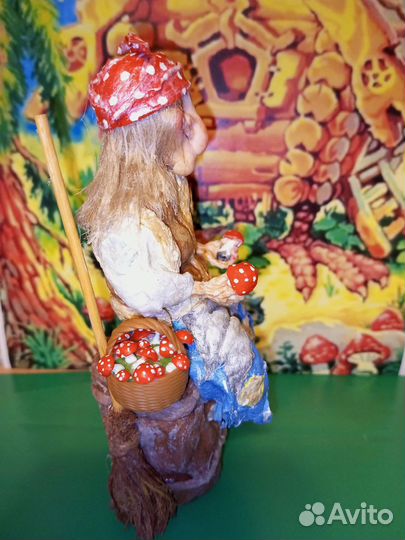 Ватная ёлочная игрушка 