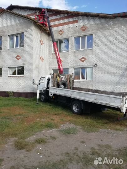 Аренда и услуги манипулятора, стрела 2.5 т, 12 м, борт 3 т, 5.2 м