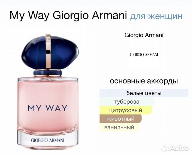 Духи My Way Giorgio Armani 90мл