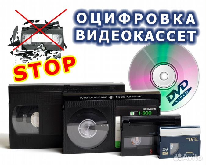 Оцифровка (перезапись) с Video-Audio/кассет