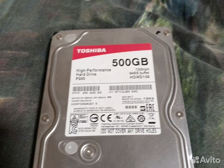 Жоский диск (HDD) 500 gb