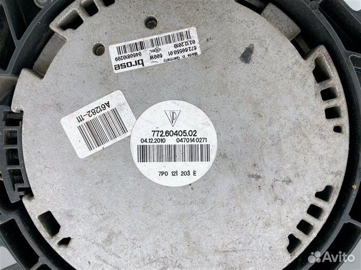 Вентилятор радиатора в сборе Porsche Cayenne 958