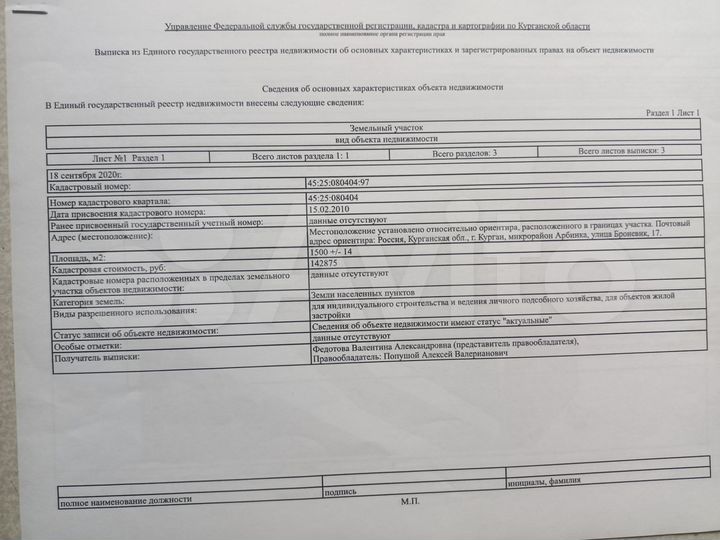 Участок 15 сот. (ИЖС)