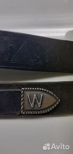 Мужской кожаный ремень