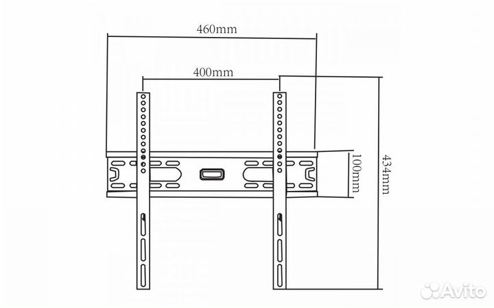 Кронштейн для LCD/LED тв 32