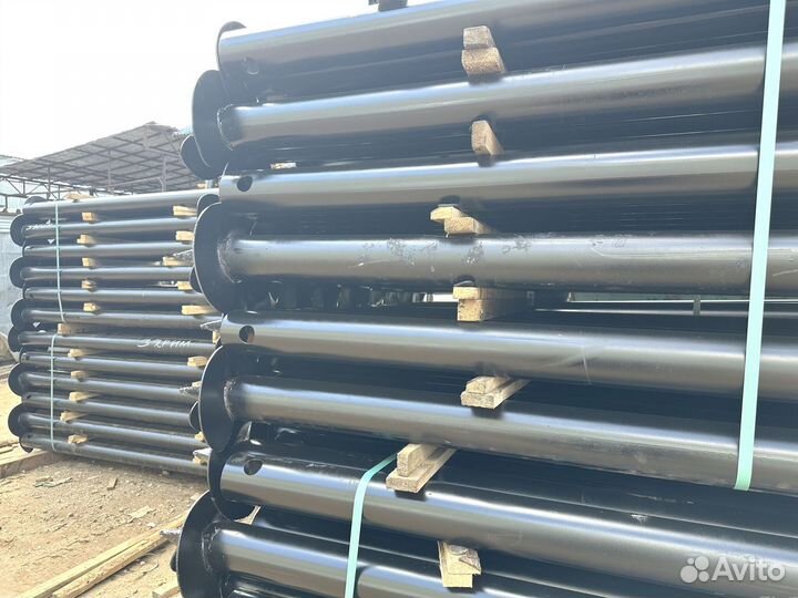 Монтаж винтовых свай