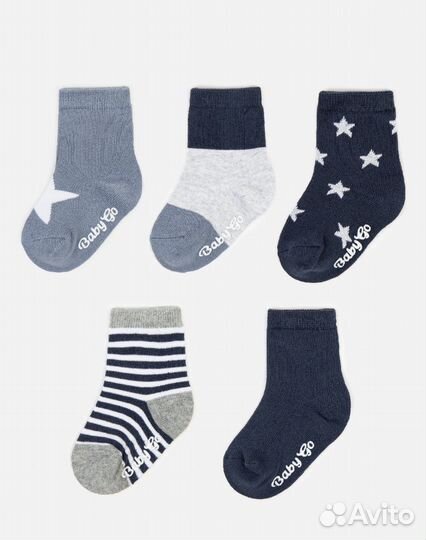 Носки новые для новорожденных по 3шт