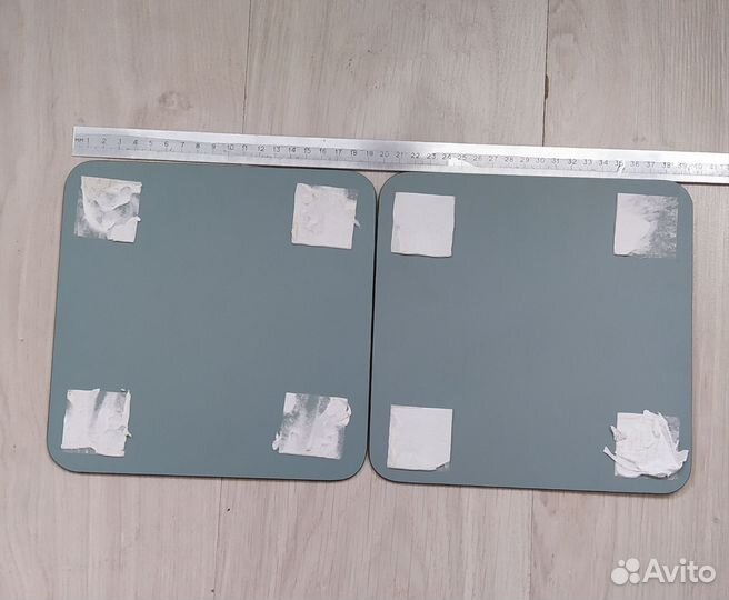 Квадраты-зеркала 20 на 20 см 12 штук