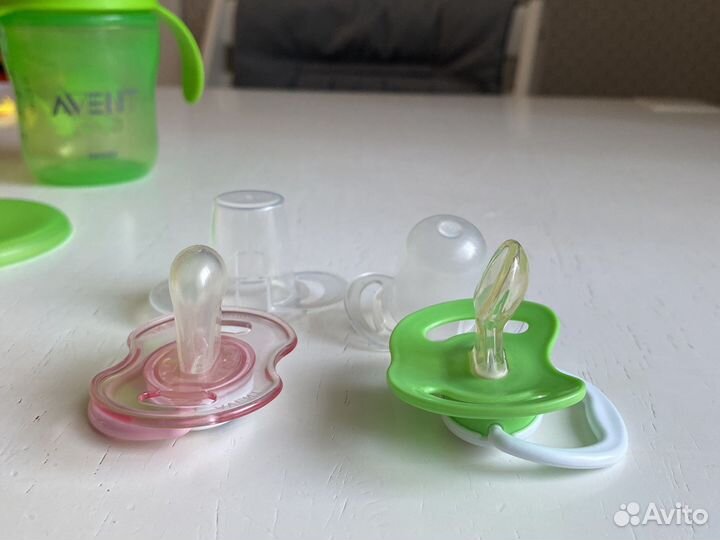 Поильник Avent, соска, прищепка