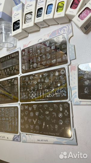 Стемпинг набор swanky с лаками