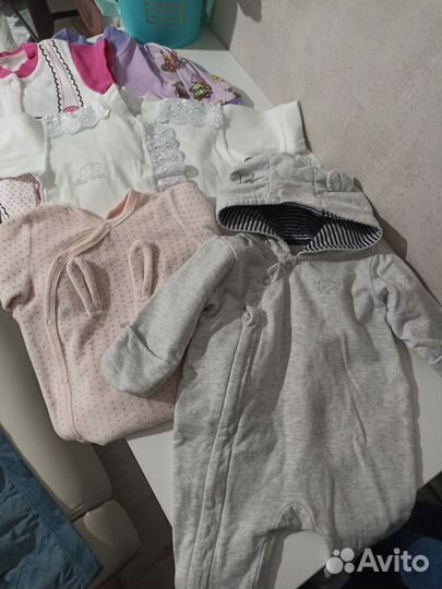 Пакет вещей 0-3 месяца на девочку