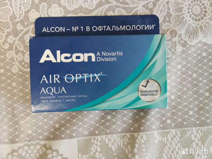 Линзы контактные, срок замены месяц