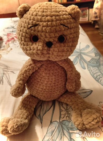 Вязаный кот Басик ручной работы