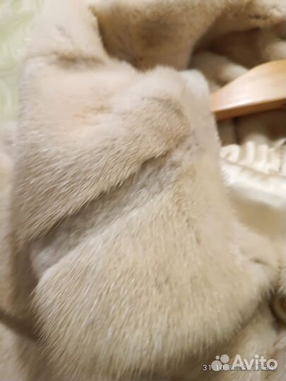 Шуба норковая с капюшоном 42 44