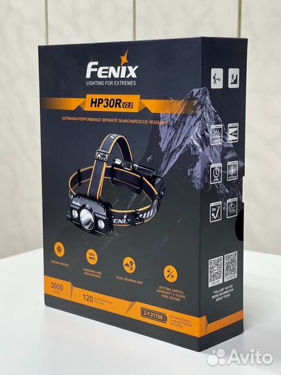 Новый налобный фонарь Fenix HP30R V2.0