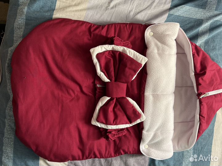 Конверт на выписку для девочки осень