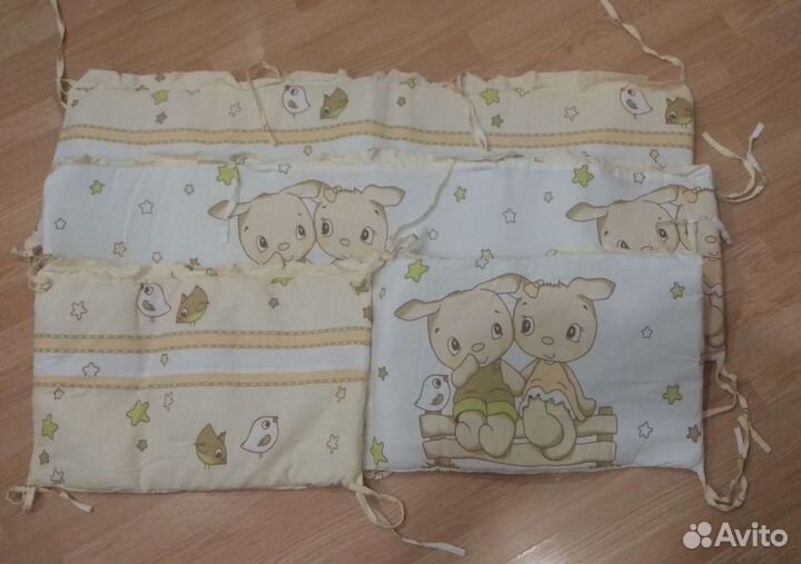 Бортики мягкие в детскую кроватку