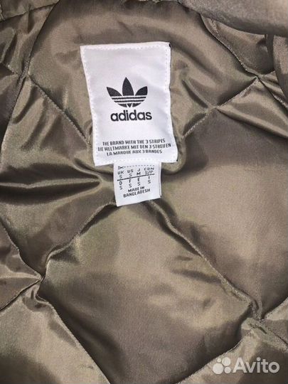 Зимний пуховик Adidas logo originals