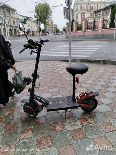 Самокат взрослый электрический бу