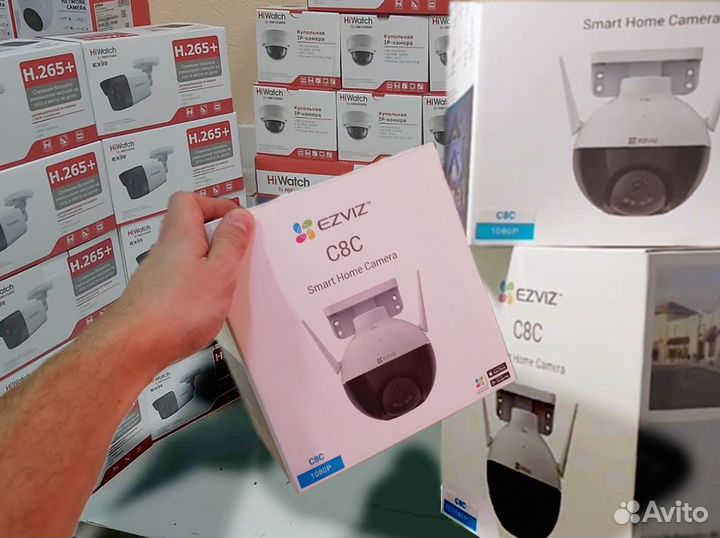 Уличная поворотная IP Wi-Fi камера ezviz C8C 2mpix