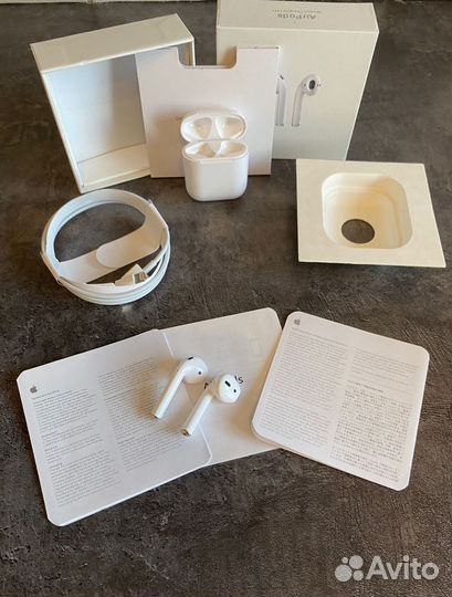 Беспроводные наушники apple airpods 2
