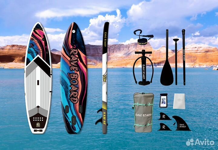 Сап борд, доска, Sup board rave