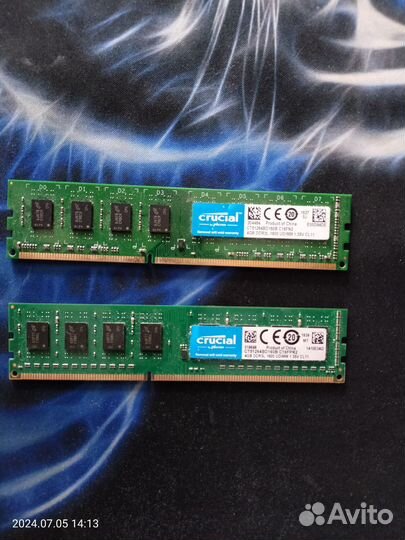 Оперативная память ddr3 8 g b(4x2)