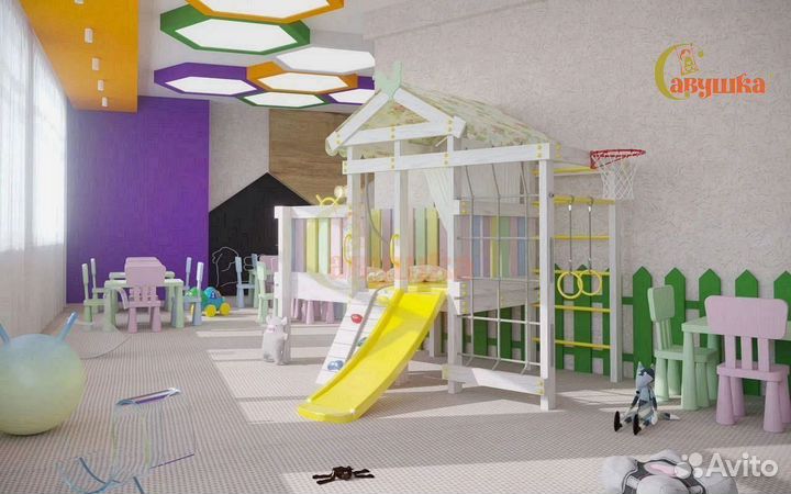 Детский игровой комплекс Савушка Baby club 3
