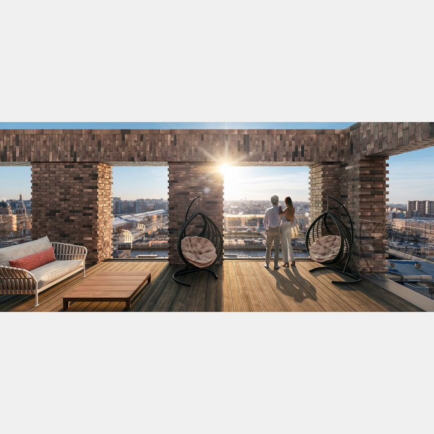 2-к. квартира, 53,6 м², 6/9 эт.
